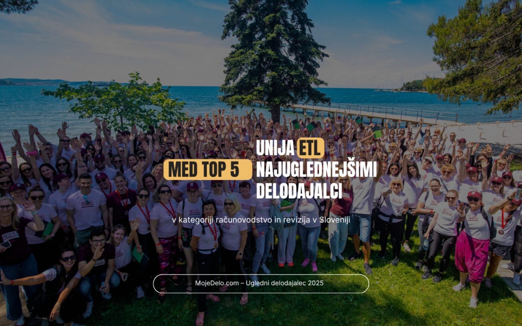 Unija ETL med top 5 najuglednejšimi delodajalci v računovodstvu in reviziji v Sloveniji